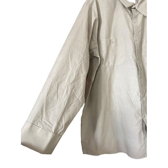 Red Kap Men's Long Sleeve Industrial Work Shirt Tan 2xl - Picture 2 of 7